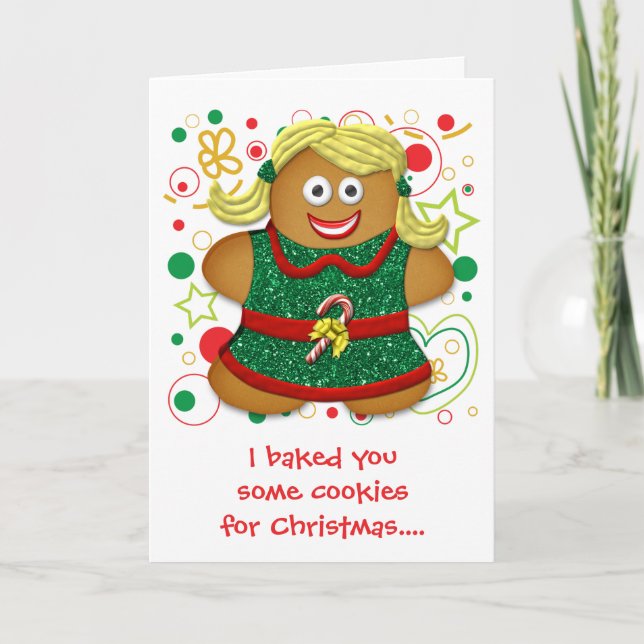 Funny Cartoon Cookie Weihnachten Weihnachten Weihn (Vorderseite)