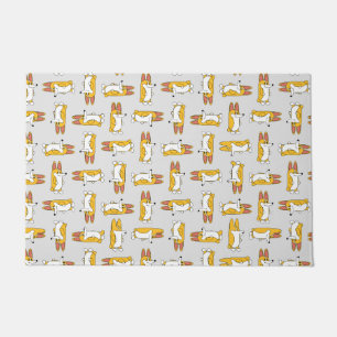 Funny Cartoon Corgi Pattern Fußmatte