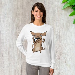 Funny Cartoon Crazy Dog Unglaublich witzig Niedlic T-Shirt