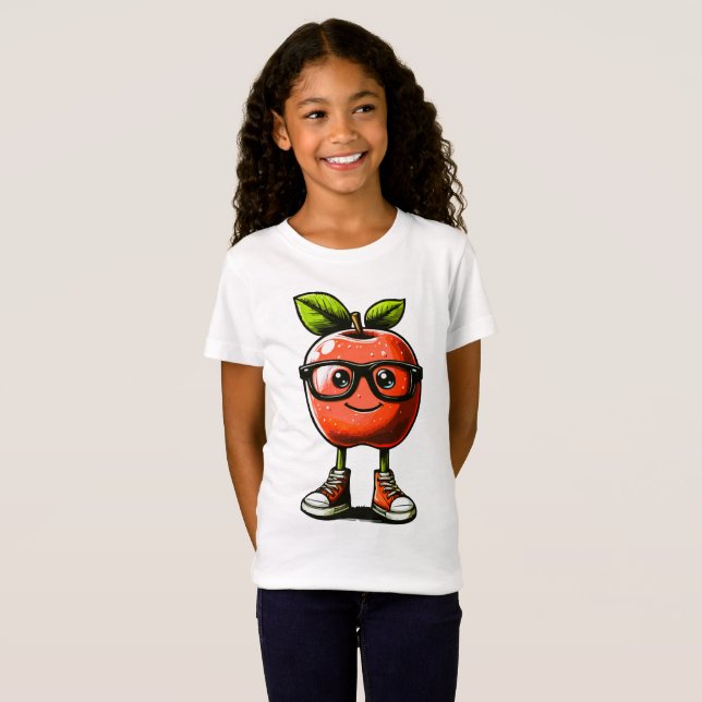 Funny Cartoon Design T-Shirt (Vorne ganz)