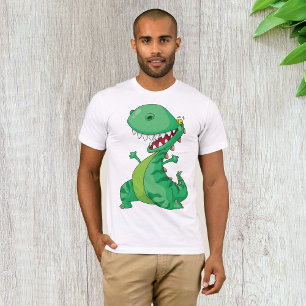Funny Cartoon Dinosaur Roaring T-Rex T-Shirt