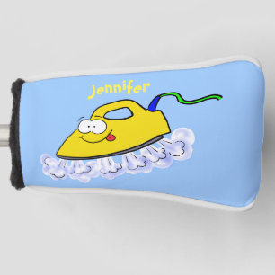 Funny Cartoon Eisen Wäsche Illustration Golf Headcover