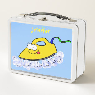 Funny Cartoon Eisen Wäsche Illustration Metall Brotdose