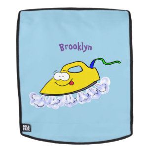 Funny Cartoon Eisen Wäsche Illustration Rucksack
