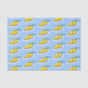 Funny Cartoon Eisen Wäsche Illustration Seidenpapier