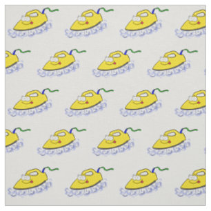 Funny Cartoon Eisen Wäsche Illustration Stoff