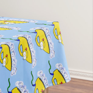 Funny Cartoon Eisen Wäsche Illustration Tischdecke