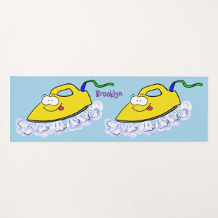 Funny Cartoon Eisen Wäsche Illustration Yogamatte