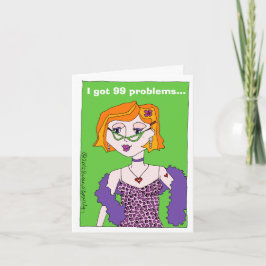 Funny Cartoon erhält Hysterectomic Card Karte