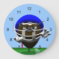 Funny Cartoon Football in einem Helm