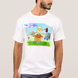 Funny Cartoon Foto Golf Tshirt