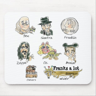 Funny Cartoon Franks Eine Menge Mousepad