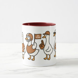 Funny Cartoon Goose Football Tasse - Sportfächer G