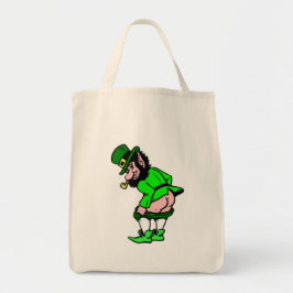 Funny Cartoon Leprechaun Bag Tragetasche