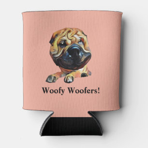 Funny Cartoon Shar Pei Can Cooler Dosenkühler