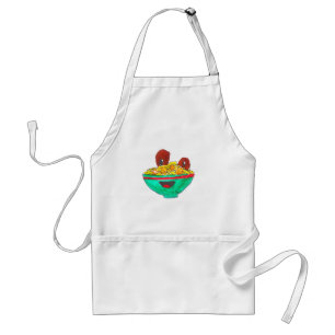 Funny Cartoon Spaghetti Fleischbällchen Kunst Schürze