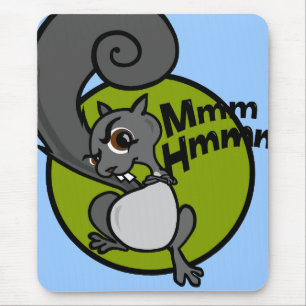 FUNNY CARTOON STILE SQUIRREL MAUSPAD