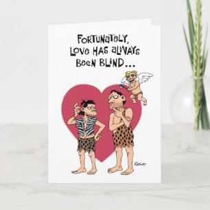 Funny Cartoon Valentine Feiertagskarte
