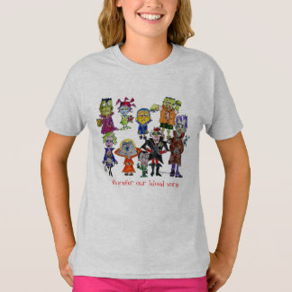 Funny Cartoon Vampires T - Shirt