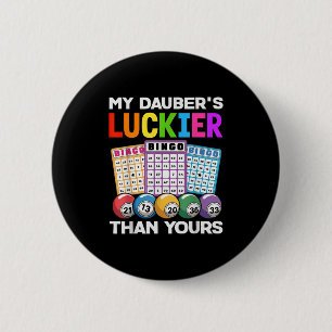 Funny Casino Ausrüstung Bingo Spieler Männer Fraue Button