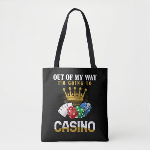 Funny Casino Gambling Poker Jackpot Tasche