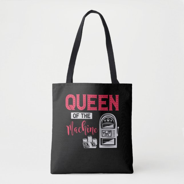 Funny Casino Gambling Quay Geldautomat Tasche (Vorderseite)
