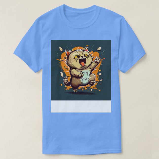 Funny Cat 6 T-Shirt (Design vorne)