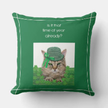 Funny Cat am St. Patrick's Day