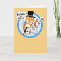 Funny Cat and Bird Magic Trick Birthday