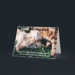 Funny Cat and Dog Birthday Card Karte<br><div class="desc">Funny Cat and Dog Birthday greeting Card for the cat and dog lovers in your life. This cute greeting card is a perfekt way to wish Happy Birthday to a friend,  co-worker,  family member or a special someone.</div>