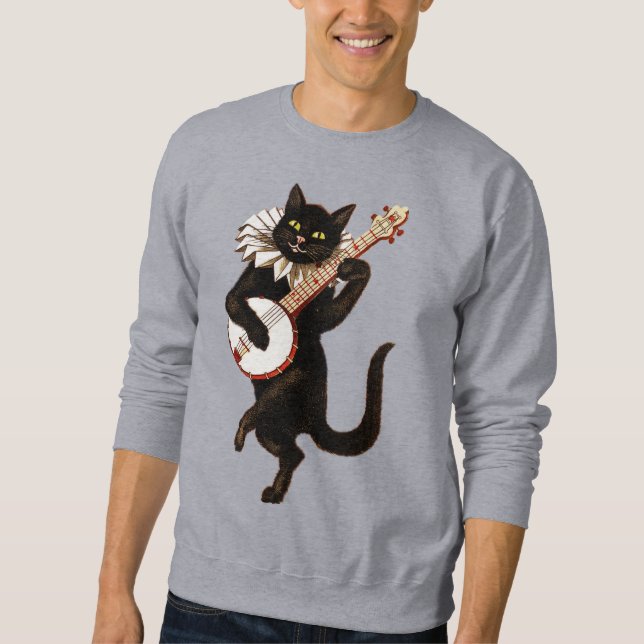 Funny Cat and Mouse  Sweatshirt (Vorderseite)