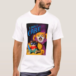 Funny Cat Artwork. T-Shirt