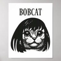 Funny Cat Bob Frisur Bobcat Humous Cats Cat L