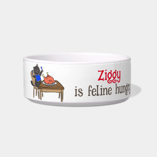 Funny Cat Bowl, individuell für Ihren Furry Friend Napf