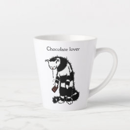 Funny Cat Chocolate Lover Milchtasse