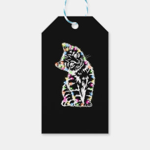 Funny Cat Christmas Lights Cat Lover Cat Weihnacht Geschenkanhänger