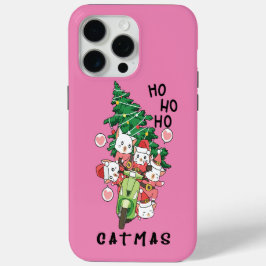 Funny Cat Claus Merry Catmas Case-Mate iPhone Hülle