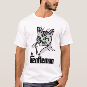 Funny Cat Der Gentleman T-Shirt