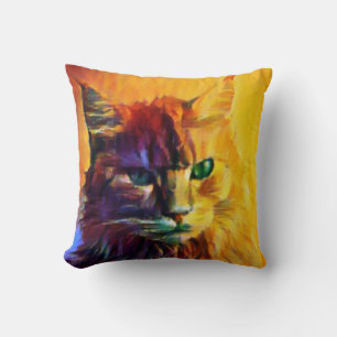 Funny Cat Design Kissen