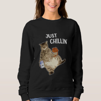 Funny Cat (Essenstränke) Sweatshirt
