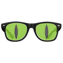 Funny Cat Eyes Glasses (grün)
