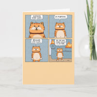 Funny Cat Fehler wurden zum Geburtstag gemacht