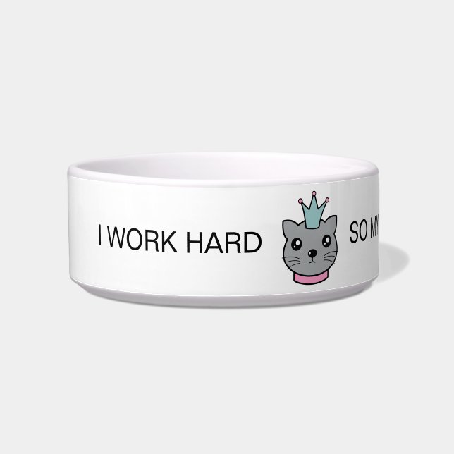 Funny Cat Food Bowl Napf (Links)