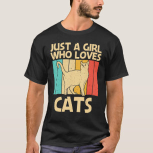 Funny Cat For Girls Women Cat Kitten Haustier T-Shirt