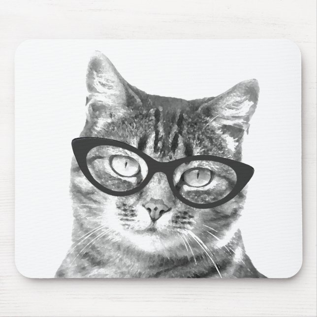 Funny Cat Foto Maus Pad Design Mousepad (Vorne)