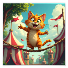 Funny Cat Fotodruck