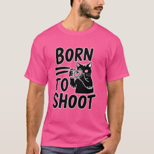 Funny Cat Fotograf Let's Do Shots Fotografie T-Shirt