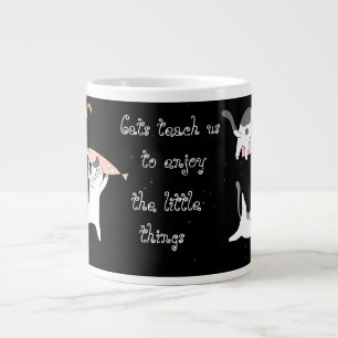 Funny Cat, Genießen Sie die kleinen Dinge, Spezial Jumbo-Tasse