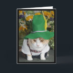 Funny Cat German Birthday Karte<br><div class="desc">Die lustige Bubba Kitty in einem Ocktoberfest-Kostüm. Das ist ein neues Foto und wir haben ihm einen neuen Bayerischen Hut gemacht. Ich benutzte translate.google für den Text. Innen: "Glücklich Geburtstag, mein guter Freund!" Sie können den Text in den Textfeldern ändern. Sie können eine andere Phrase übersetzen und kopieren & einfügen....</div>