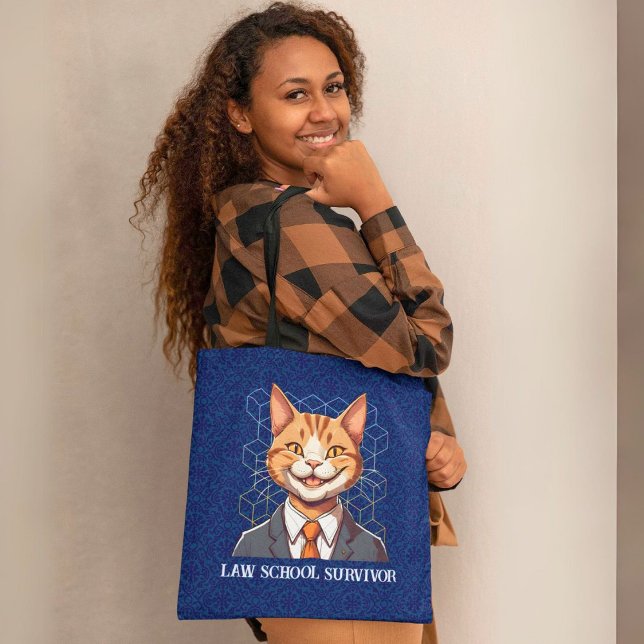 Funny Cat Geschenke für Anwälte der Anwaltskanzlei Tasche (Funny Cat Gifts for Law Student Lawyer Enforcement)